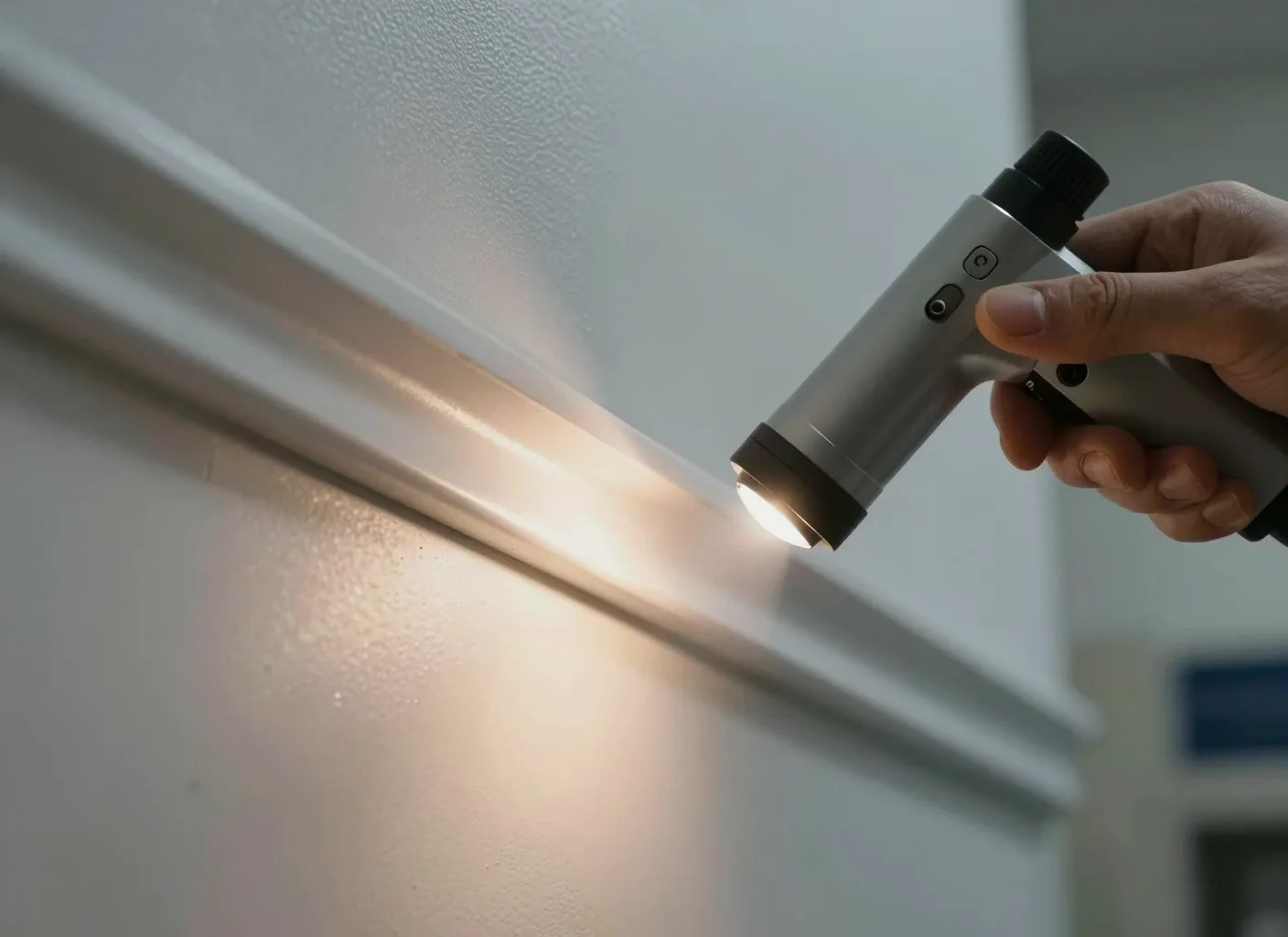 Inspektion mit der UV-Lampe